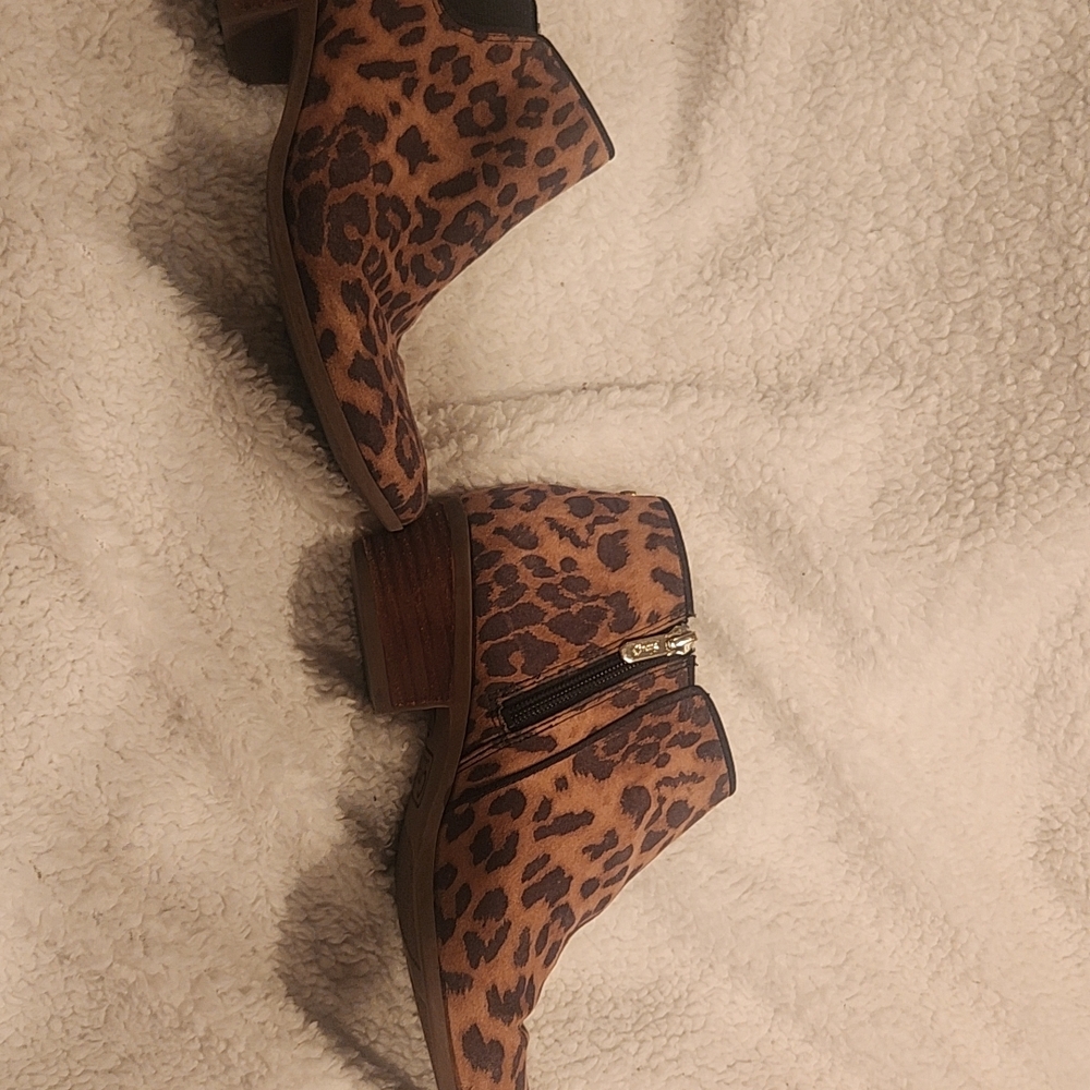 Circus by Sam Edelman Brown Leopard Ankle Boots